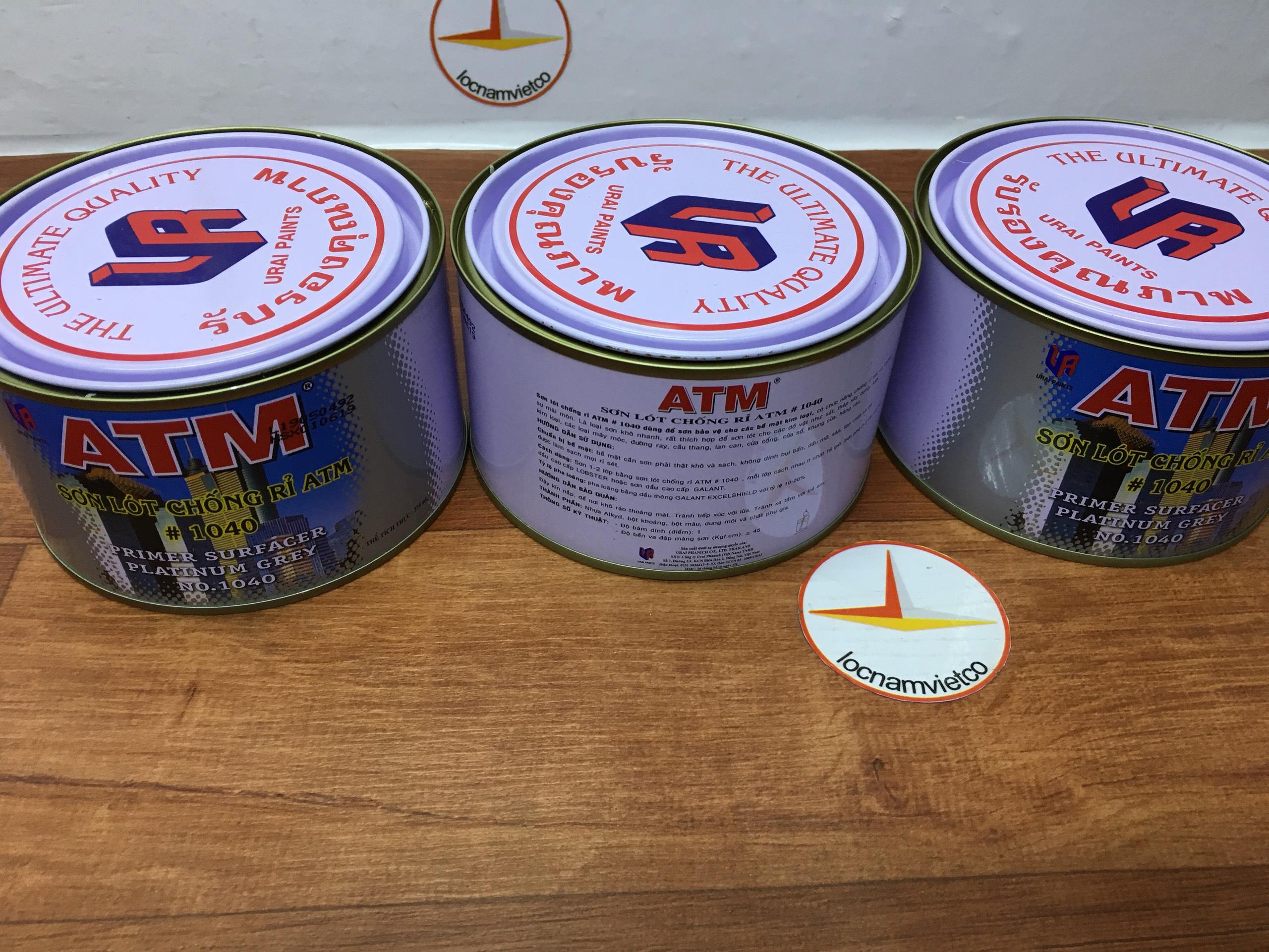 Sơn lót chống rỉ ATM màu xám 375ml