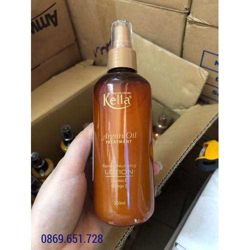 Sữa dưỡng tóc Kella Argan Oil Treatment 250ml