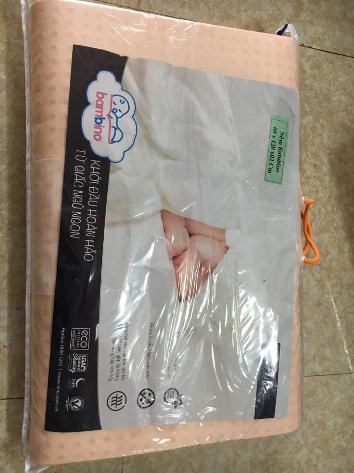 Nệm cao su em bé Liên Á Bambino 60x100x2cm