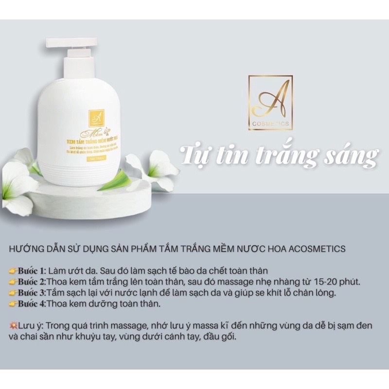Tắm Trắng mềm mẫu mới Phương Anh A Cosmetics