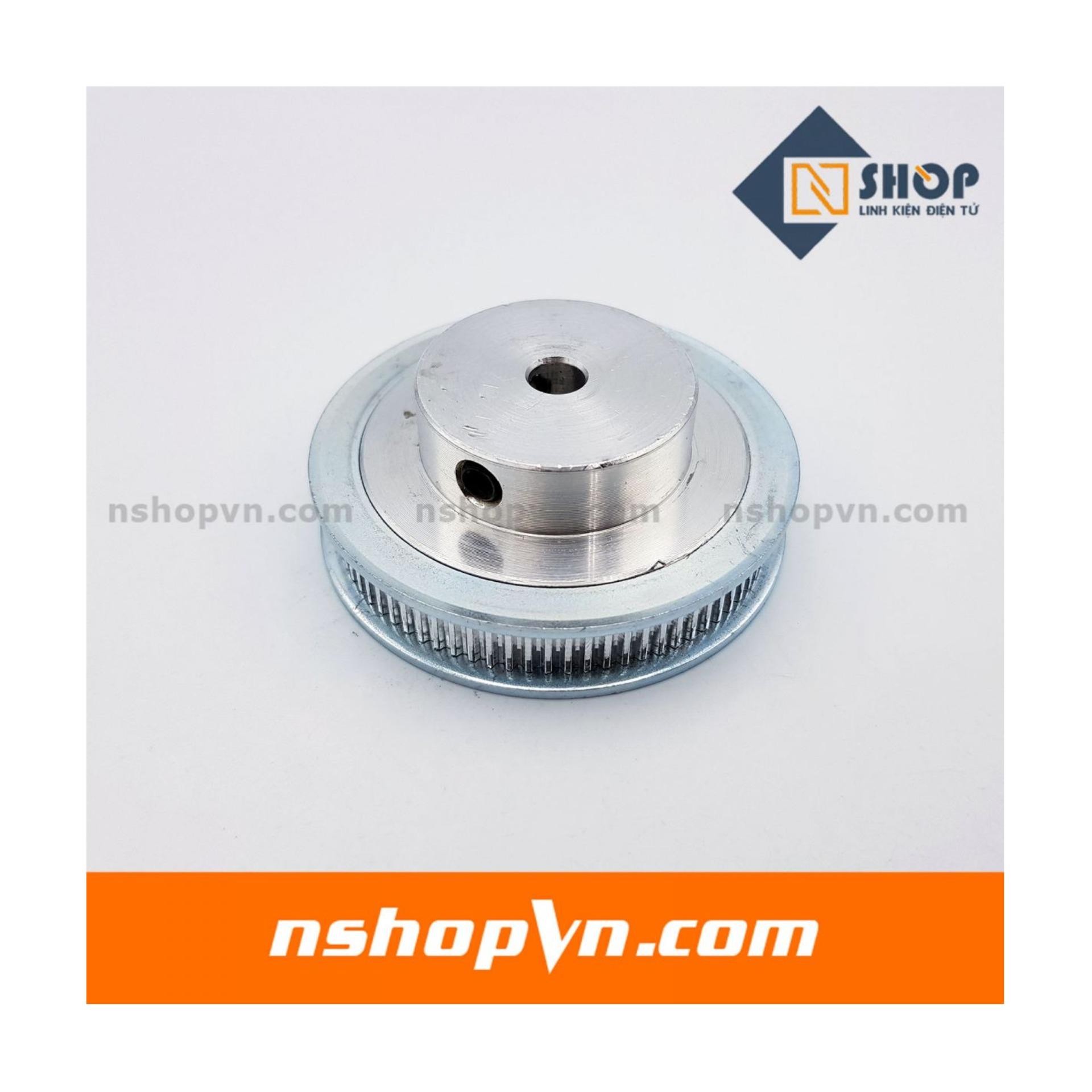 Puly GT2 80 răng trục 6mm