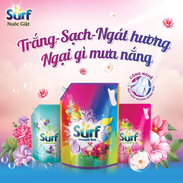 Nước giặt surf túi 3.5kg