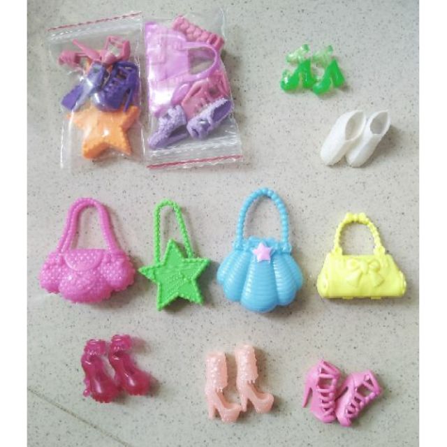 Túi phụ kiện búp bê 3 món có giỏ xách