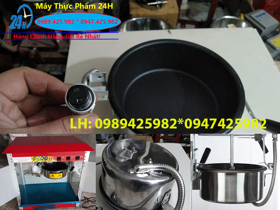 Nồi rang bắp mỹ dùng điện <Máy tủ kính làm bỏng ngô >