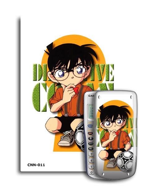 Bộ 2 decal trang trí máy tính cầm tay Conan 012