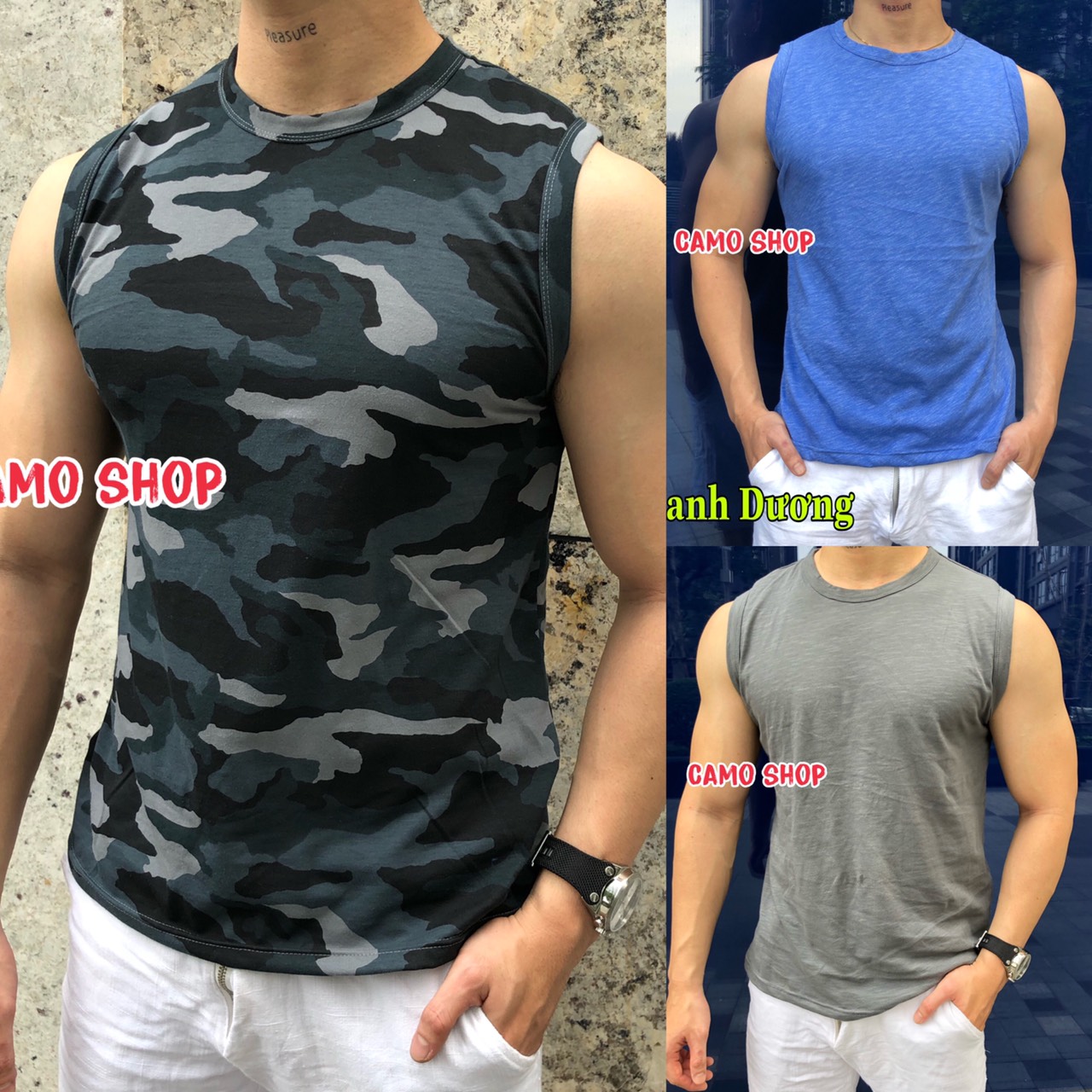 Áo Ba Lỗ Sát Nách Tanktop Nam Tập Gym Chất Vải Cotton Siêu Co Giãn Và Thấm Hút Tốt Mặc Nhà Thỏa Mái Mặc Gym Thì Hút Mặc Đi Choi Lại Đẹp