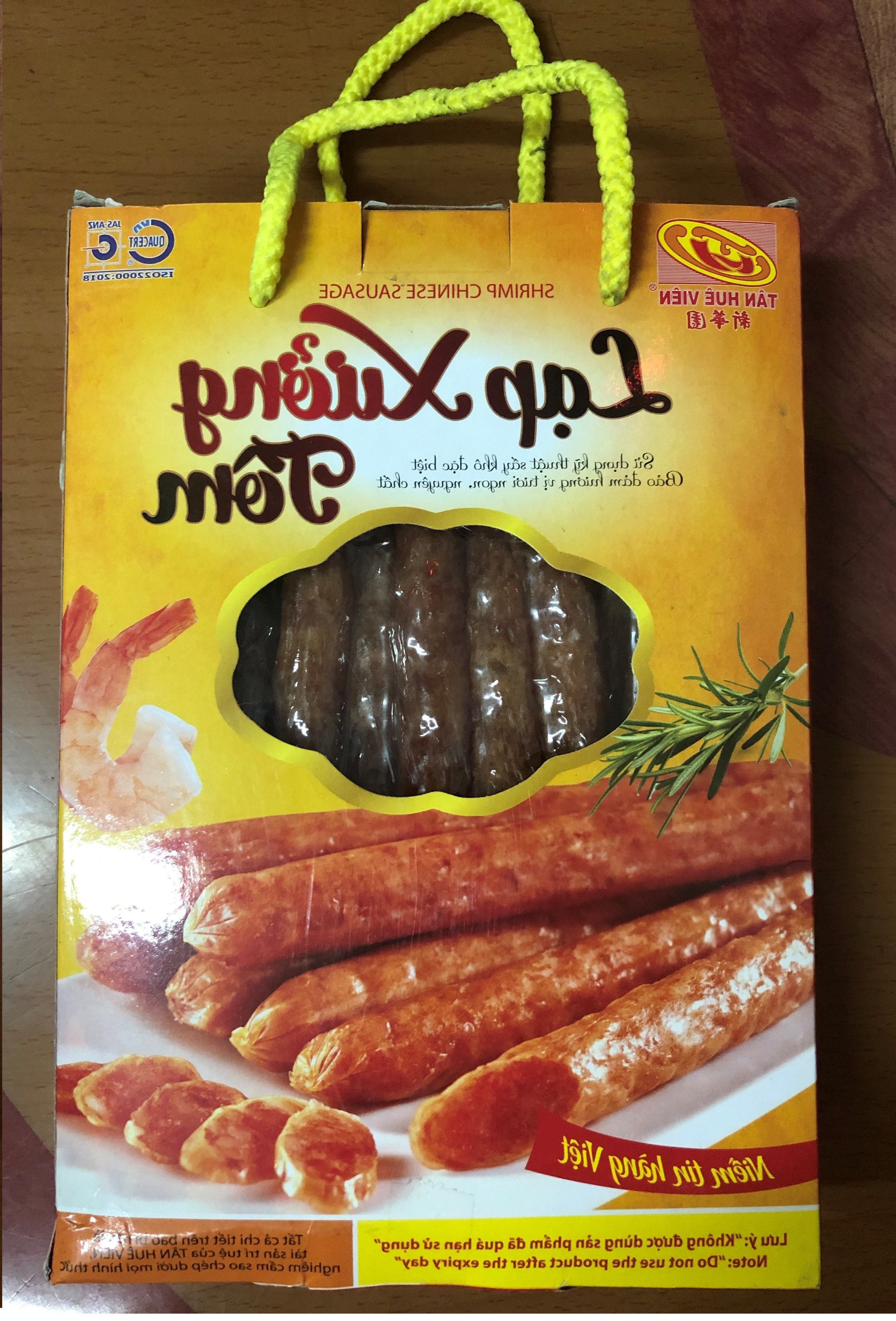 [HCM]Lạp Xưởng Tôm Tân Huê Viên