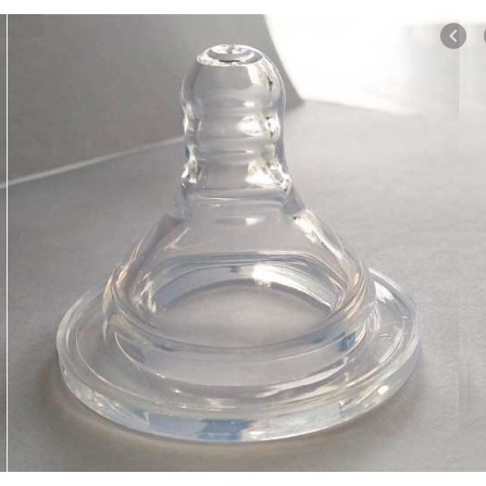 Núm Ti Silicon Siêu Mềm Cổ Rộng  Thay Thế Bình Sữa Ms02