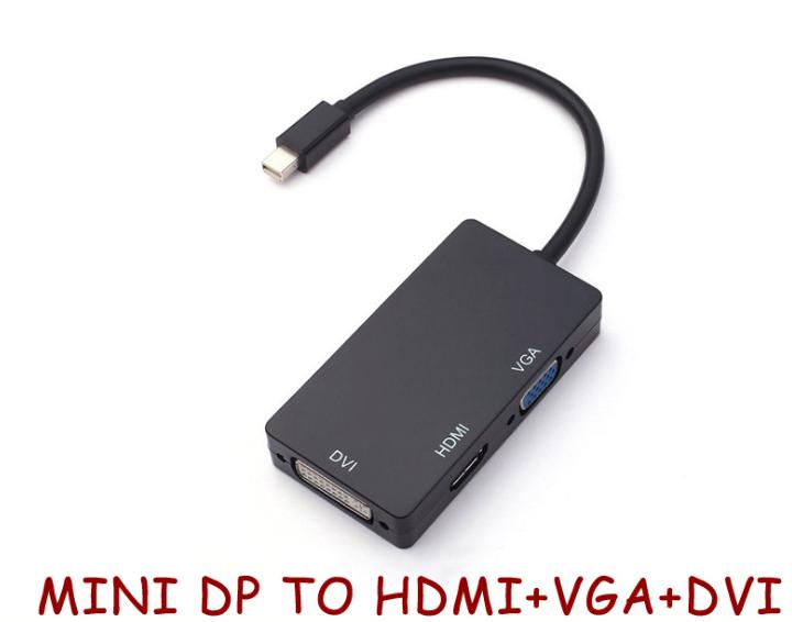 [HCM]Cáp chuyển mini displayport ra HDMI/ VGA/ DVi (màu ngẫu nhiên)