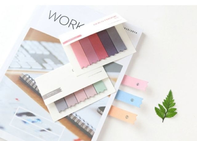 Tập giấy nhớ sticky note màu sắc (set 2 tệp)