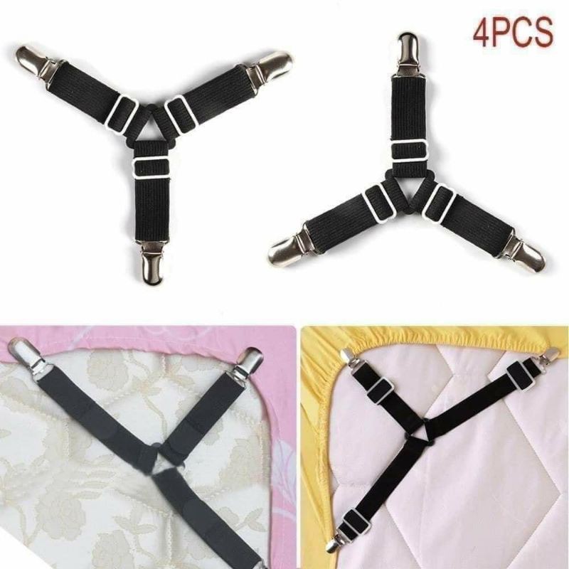 Kẹp Ga Giường Chống Tụt Set 4 Chiếc