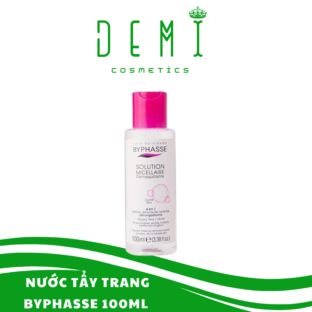 (Mẫu Mới) Nước Tẩy Trang Byphasse 100ml