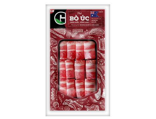 [Giao nội thành HCM] Ba Chỉ Bò Úc Cắt Mỏng G Kitchen 450g
