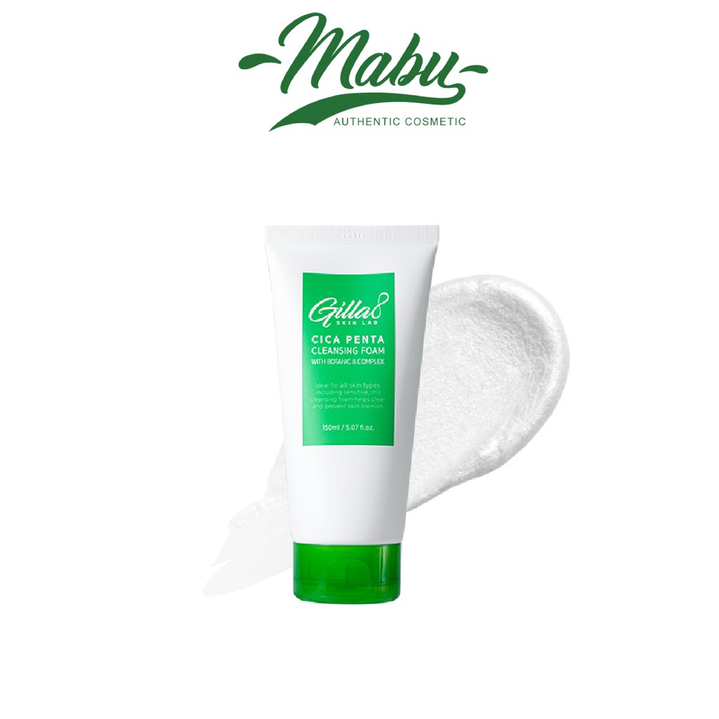 Sữa Rửa Mặt Gilla8 Cica Penta Cleansing Foam