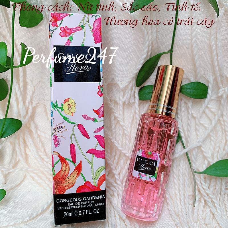 NƯỚC HOA NỮ FLORA 20ML CHIẾT MINI THƠM LÂU