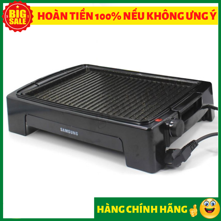 Bếp nướng điện Samsung DH-611 mặt vân đá - Hàng chính hãng - Bảo hành 12 tháng