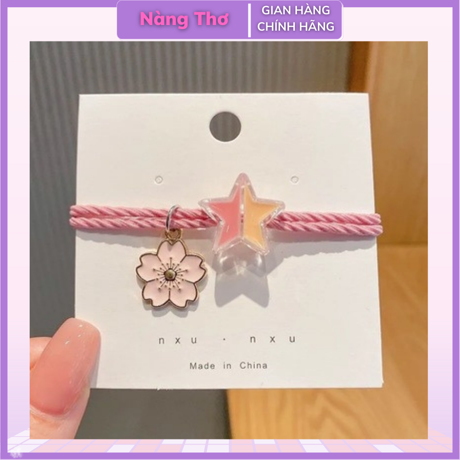 Dây Cột tóc ngôi sao Hàn Quốc Cho Nữ