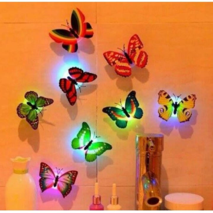 ĐÈN CON BƯỚM TRANG TRÍ , ĐÈN NHỎ MINI HÌNH CON BƯỚM