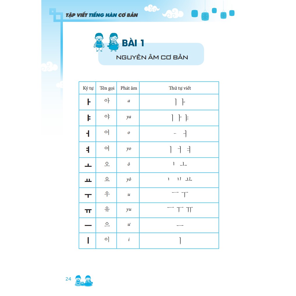 Sách - Tập Viết Tiếng Hàn Cơ Bản