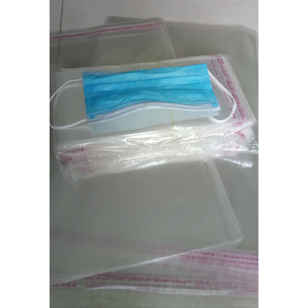 [HCM][Giá Hủy Diệt] 1 kg túi bọc ni lông bóng kiếng size nhỏ có keo dán miệng - bao có nắp đựng hàng hóa bịch nilon lì xì hay trang sức - túi OPP nilong trong suốt bóng kính dán mép có nhiều kích thước