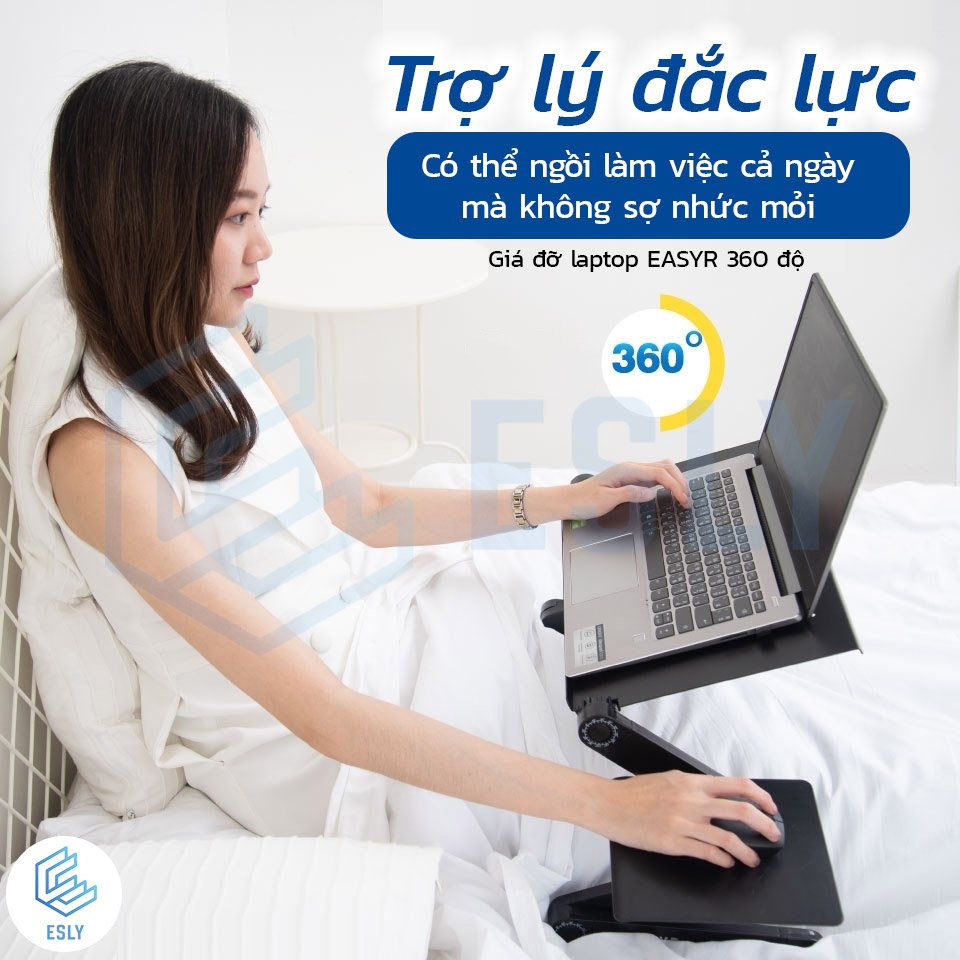 [HCM]Giá Đỡ Laptop 360 Độ EASYR