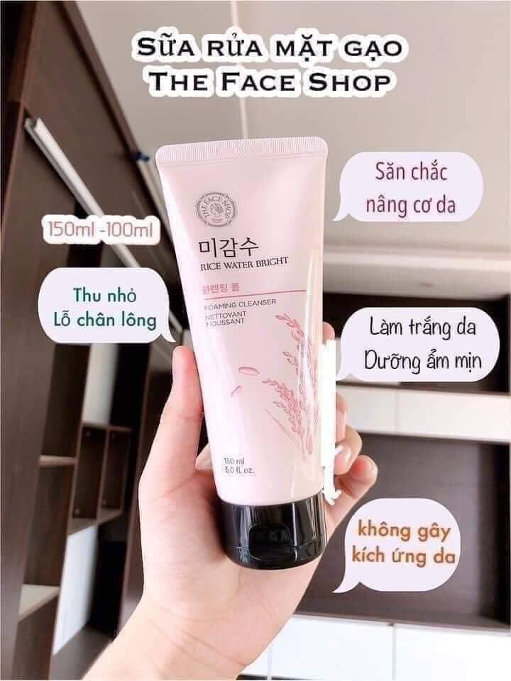 Sữa rửa mặt gạo hồng The face shop