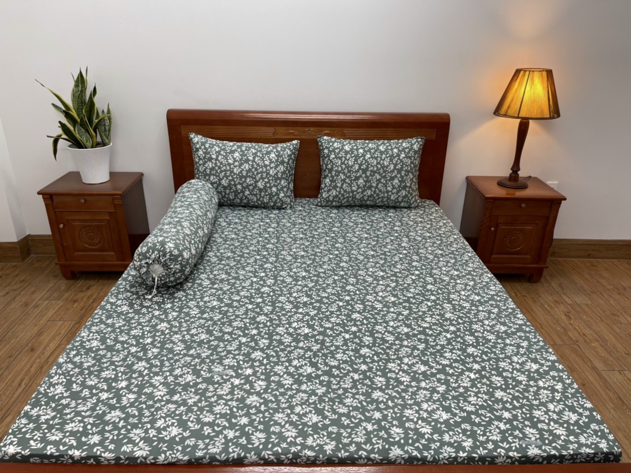 Bộ ga giường thun lạnh hàn quốc 4 món