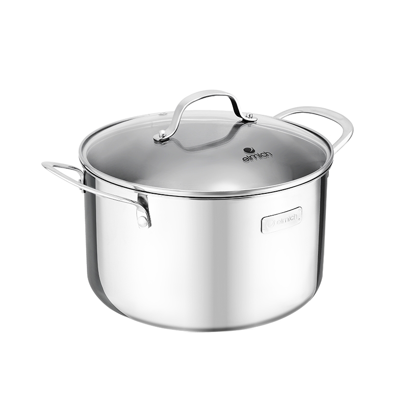 (Duy nhất 14.05)Nồi inox cao cấp 3 lớp đáy liền Trimax