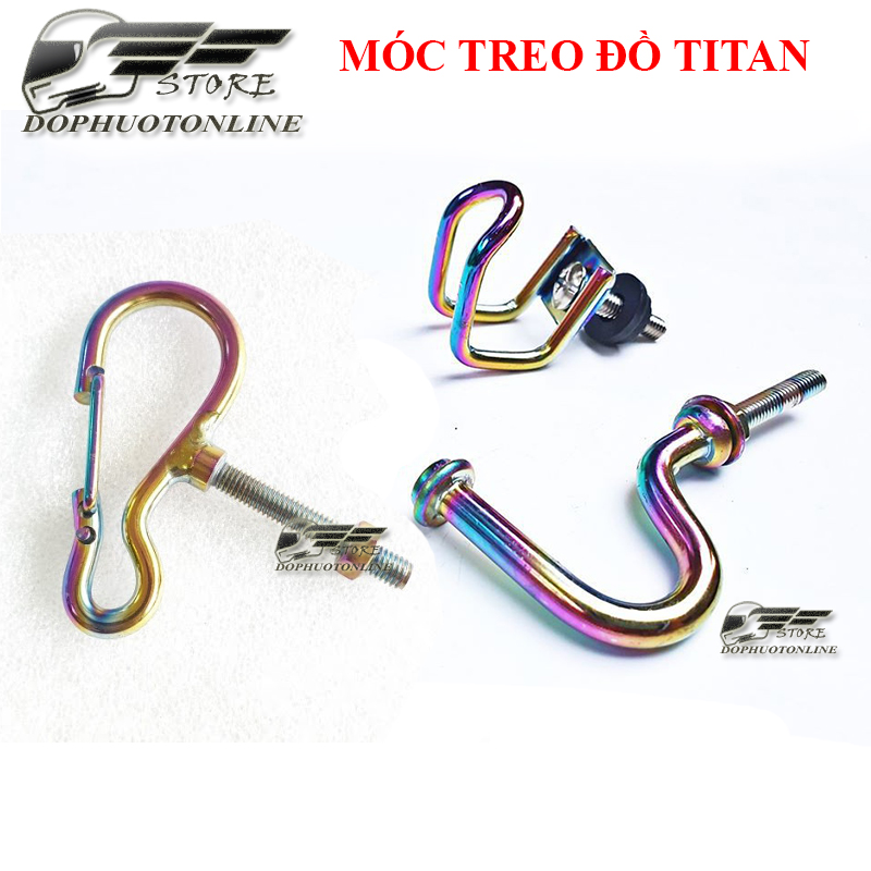 Móc Treo Đồ Titan Xe Máy - Móc Treo 7 Màu 