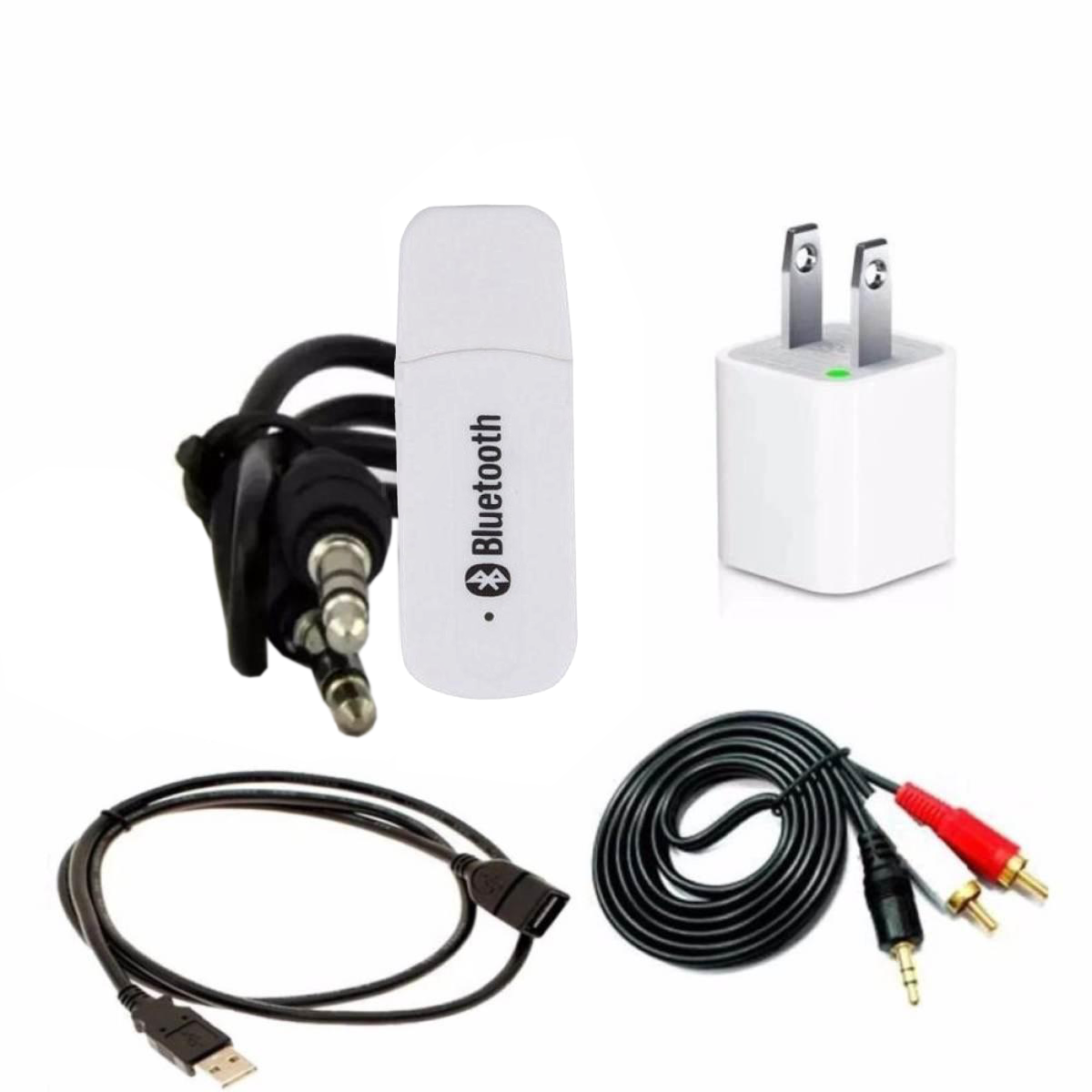 Bộ USB Bluetooth Wireless  tạo kết nối bluetooth cho amply và loa (Trắng)