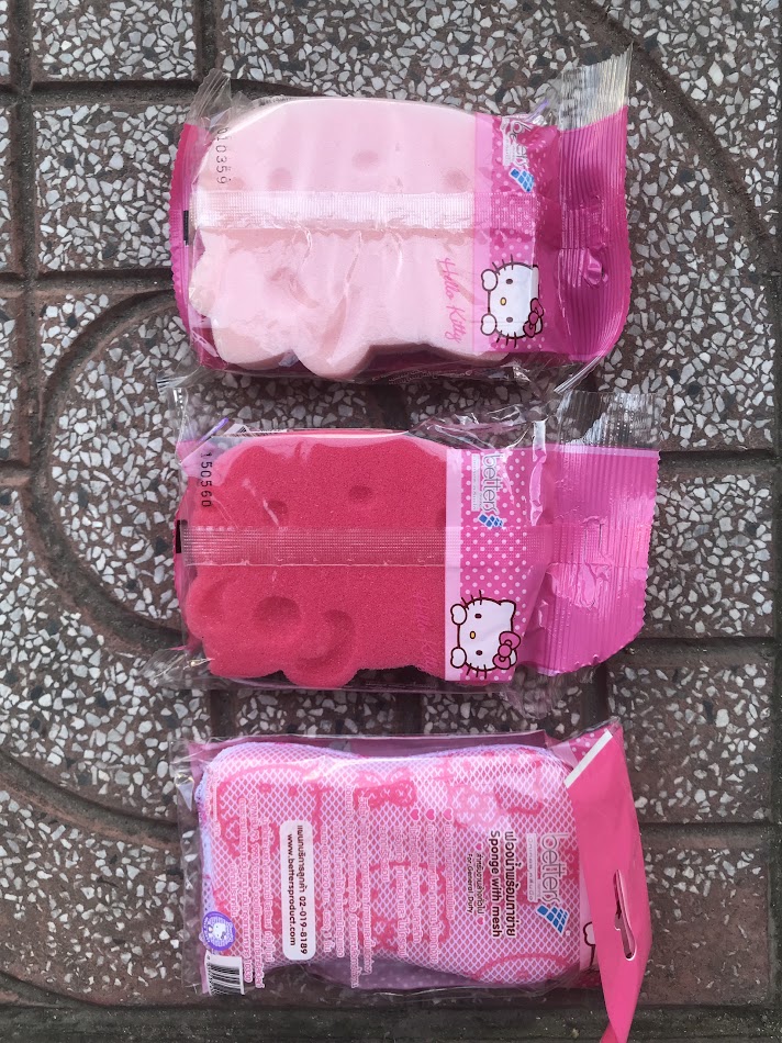 cước rửa chén tạo bọt cute hàn quốc hello kitty (1 cái )