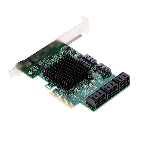 Card chuyển đổi pci-e sang sata 3.0 8 cổng sata cho ssd ,hdd