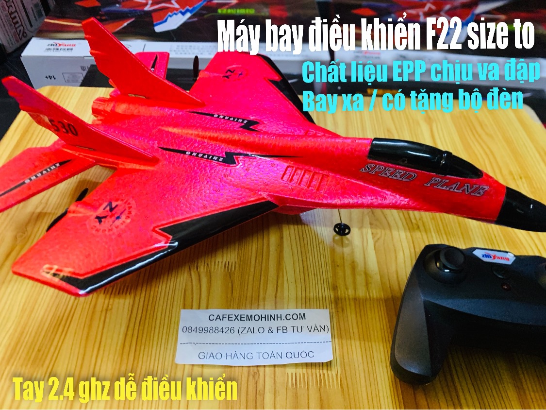 [tặng pin điều khiển] flycam - đồ chơi máy bay điều khiển từ xa máy bay điều khiển từ xa zy 530 pro size 44cm chống va đập mạnh 3