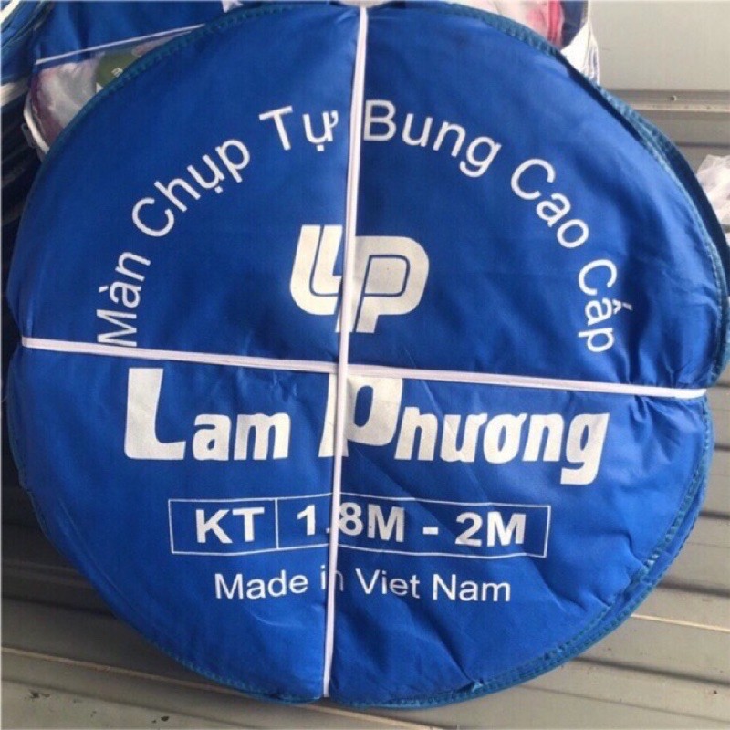 Mùng Chụp Tự Bung Lam Phương Màn Chụp Khung Thép Dẻo Bảo Hành 1 Đổi 1 Trong 7 Ngày