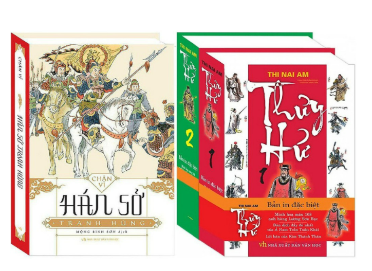 Combo 2 cuốn Hán Sở Tranh Hùng + Thủy Hử (Trọn Bộ 2 Tập)