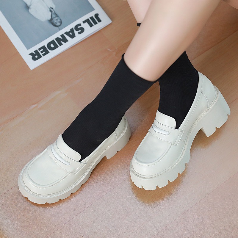 Platform Joshi loafer - Giày da bò nữ (Genuine Leather)