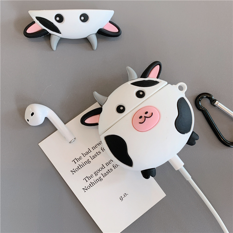 Case airpods 1/2 bò sữa đáng yêu
