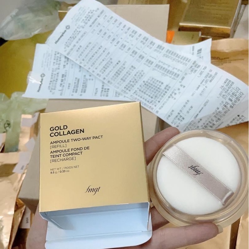 Lõi Phấn phủ Gold Collagen Ampoule Two- Way Pact
