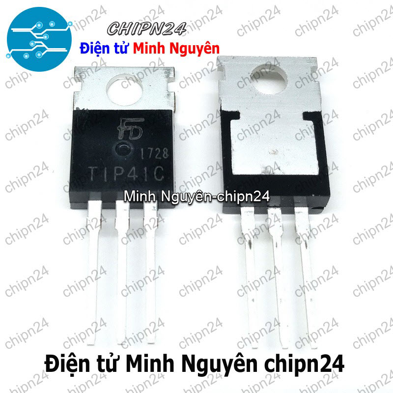 [3 con] (KT1) Transistor TIP41C TO-220 NPN 6A 100V (TIP41) - HH000666