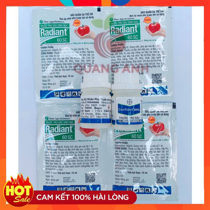 [FreeShip] Combo Diệt Bọ Trĩ 1 Confido+ 1 Radiant - Rất Hiệu Quả