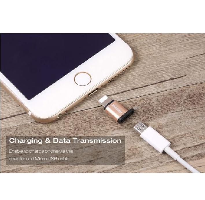 [HCM]Đầu chuyển đổi Cổng Micro USB sang cổng Lighning Remax RA-USB2