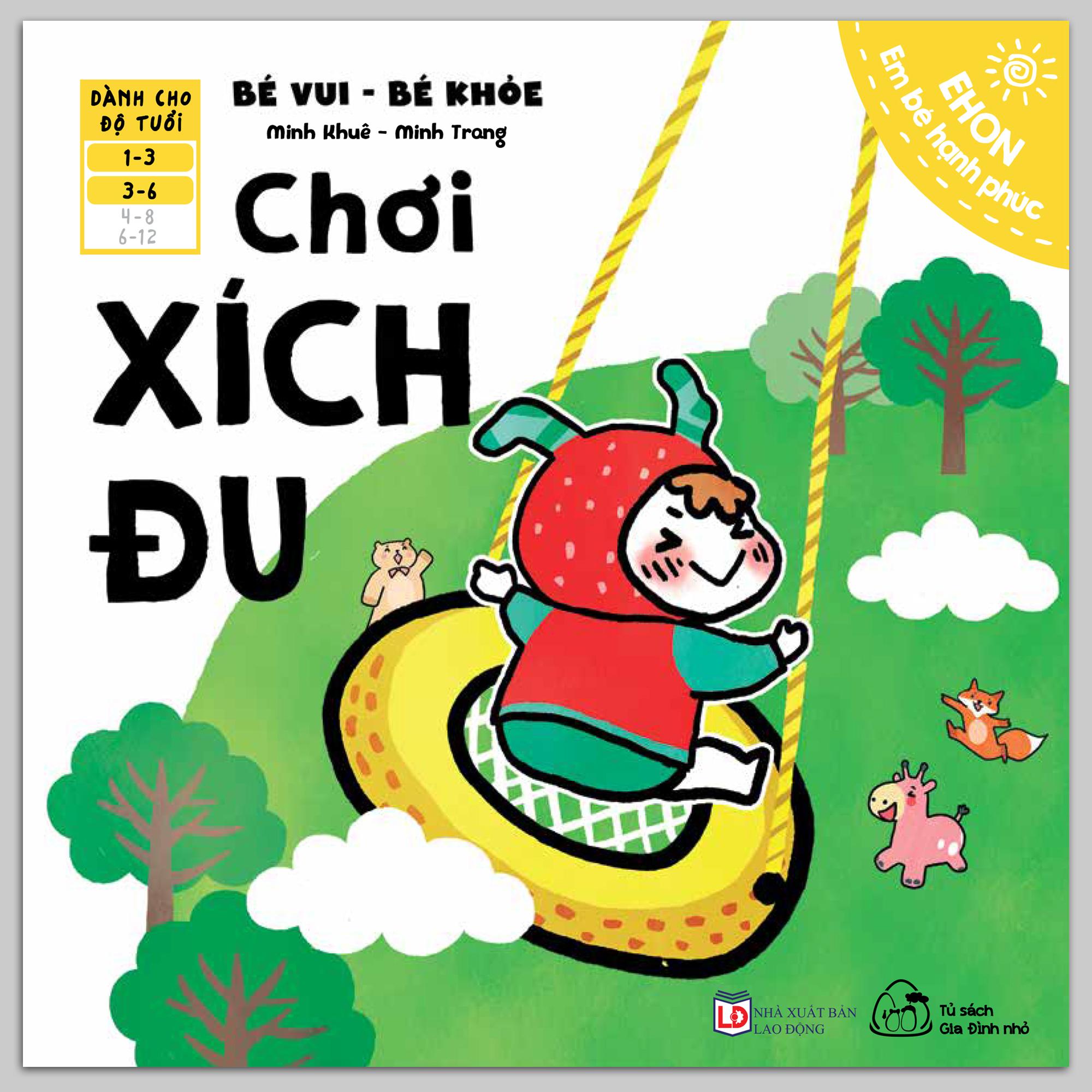 Sách - Ehon Bé Vui - Bé Khỏe (1-6 tuổi) - Chơi Xích Đu
