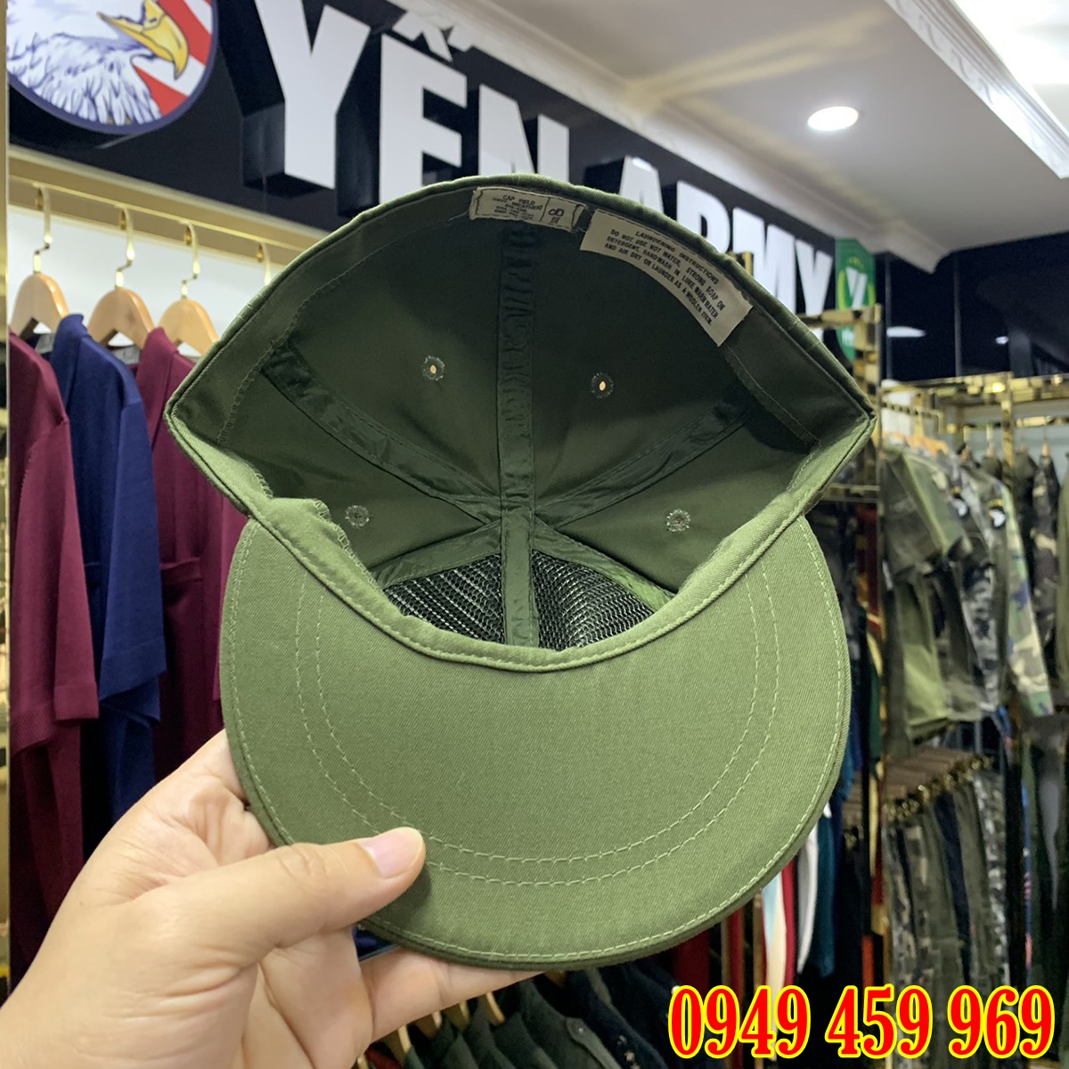 Mũ 6 Múi Lính Mỹ - Hàng Nhập Thái Xịn