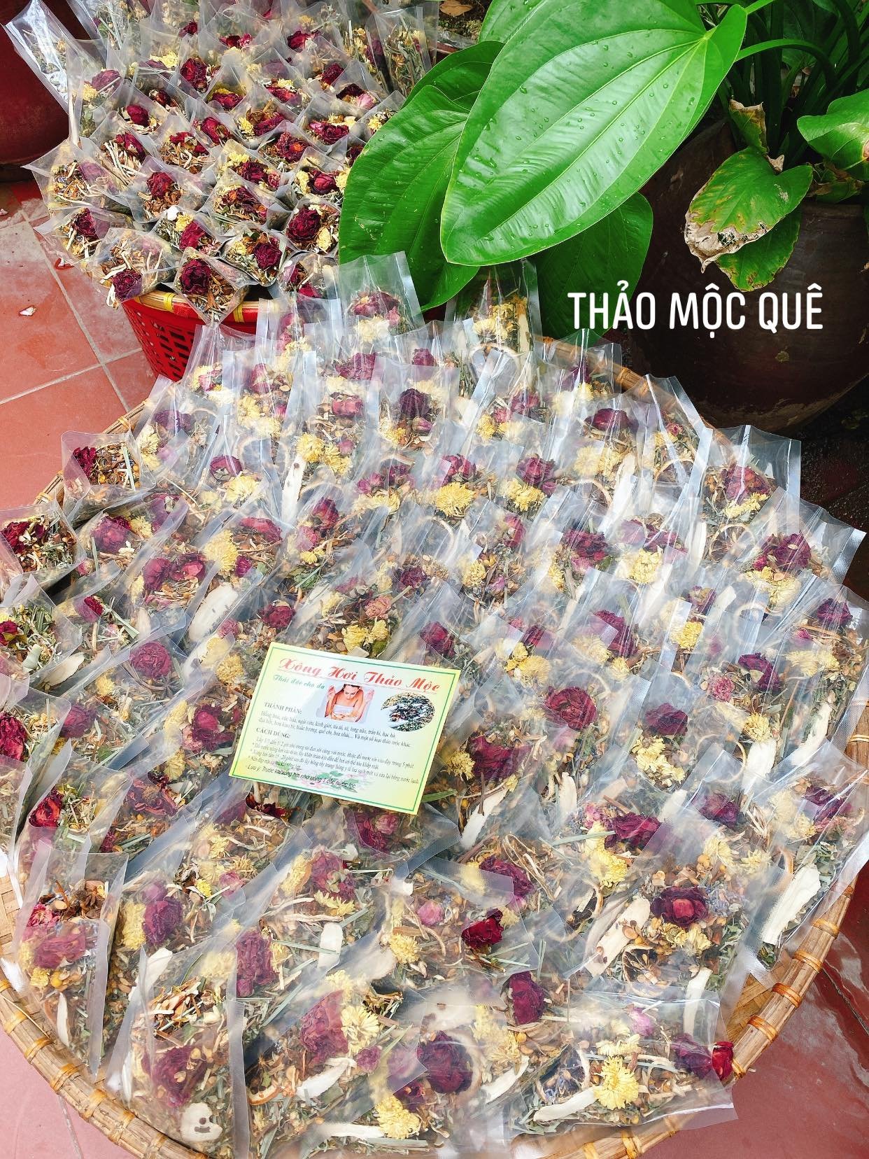 [HCM]Thảo mộc xông mặt sau sinh Handmade (12 lần xong)