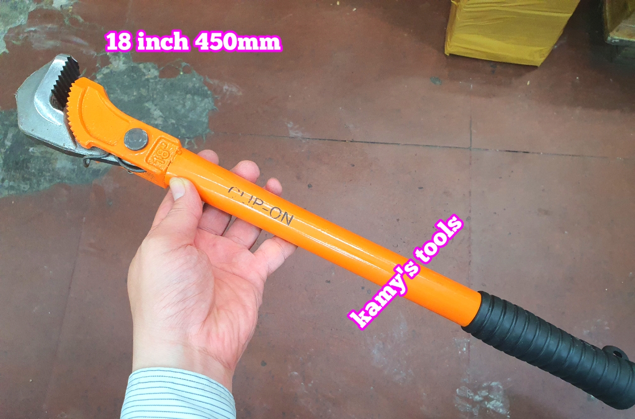 Mỏ lết răng kẹp nhanh clip on dài 450mm 600mm