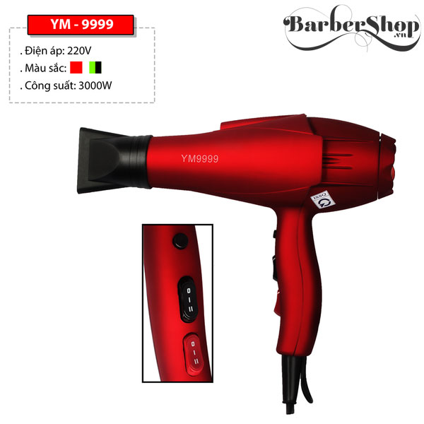 [HCM]Máy sấy tóc YM 9999 ( Bảo Hành 3 Tháng)