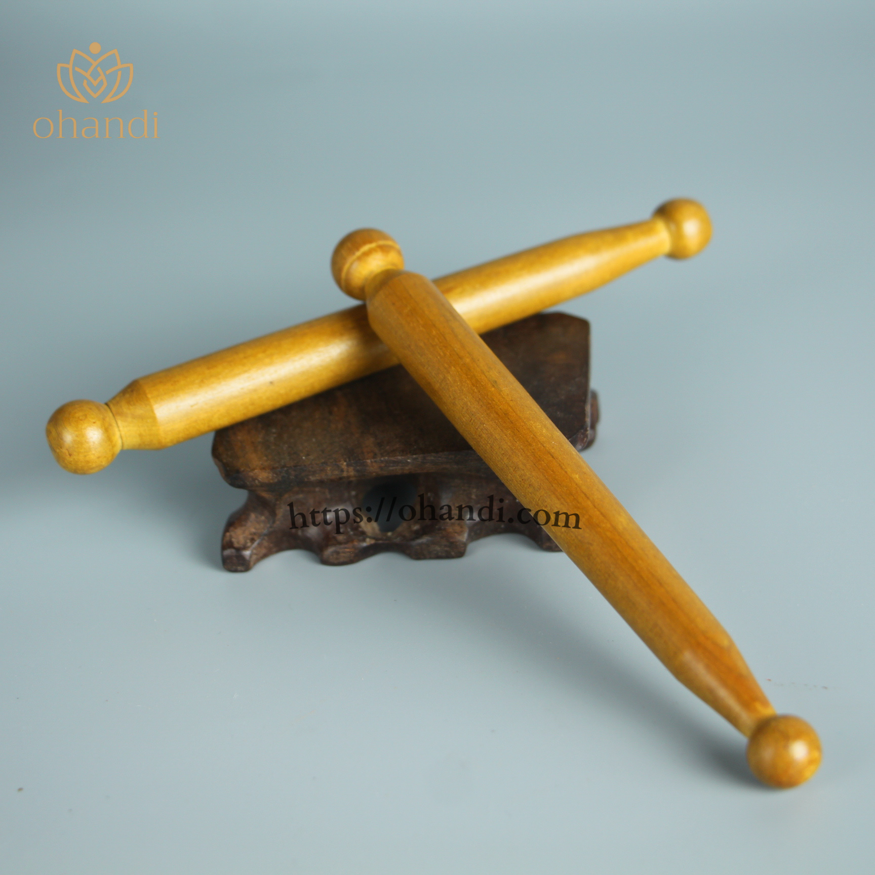 Cây bấm huyệt gỗ - Combo 2 cây