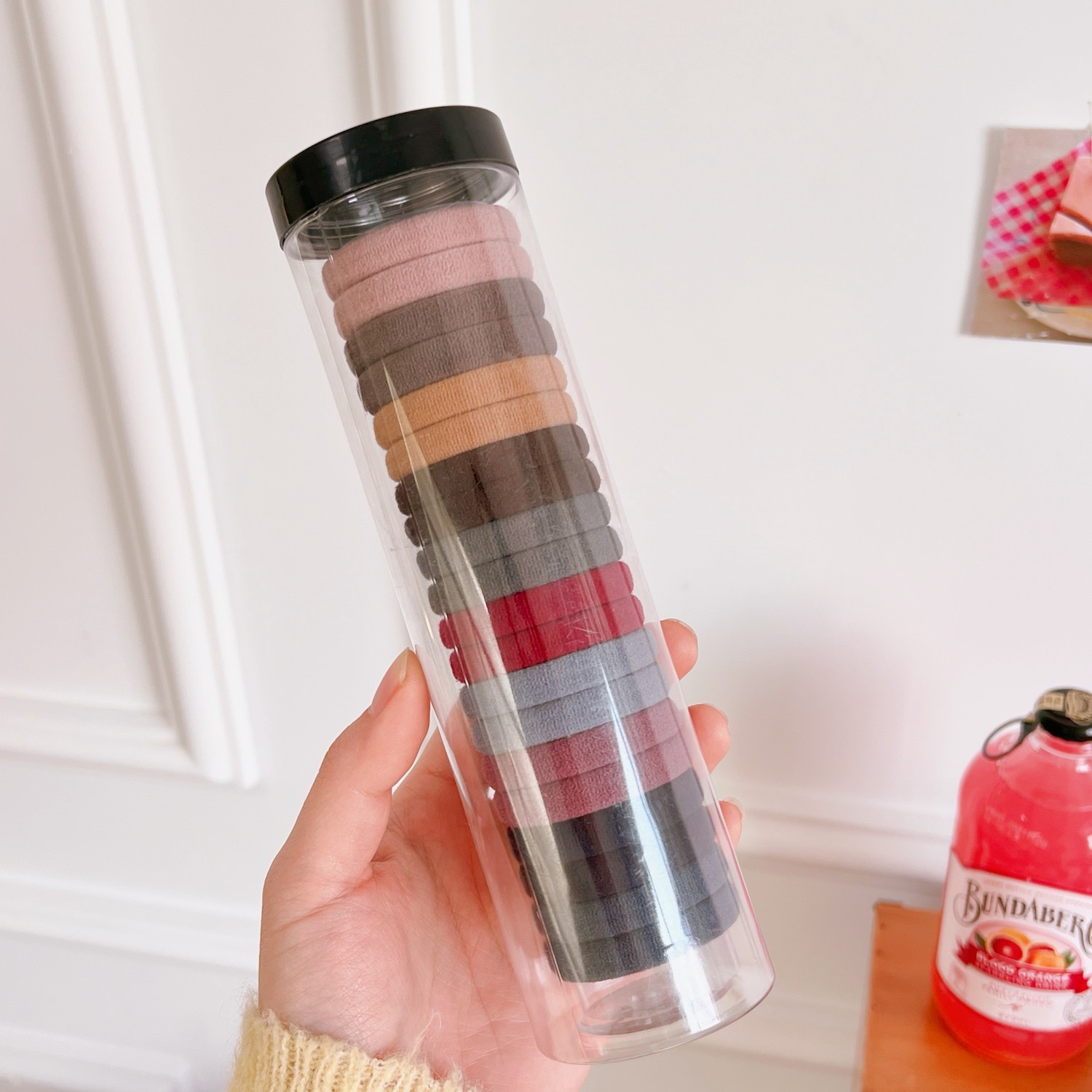 Set cột tóc 20 dây nhiều màu co dãn phong cách hàn quốc