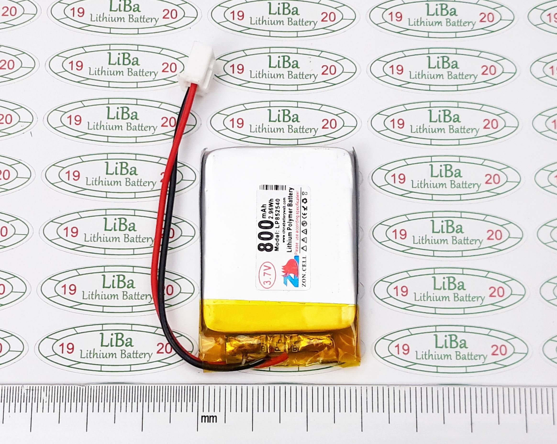 [HCM]Pin Lithium Polyme 3.7V 800mAh 30 x 40 mm - LiBa