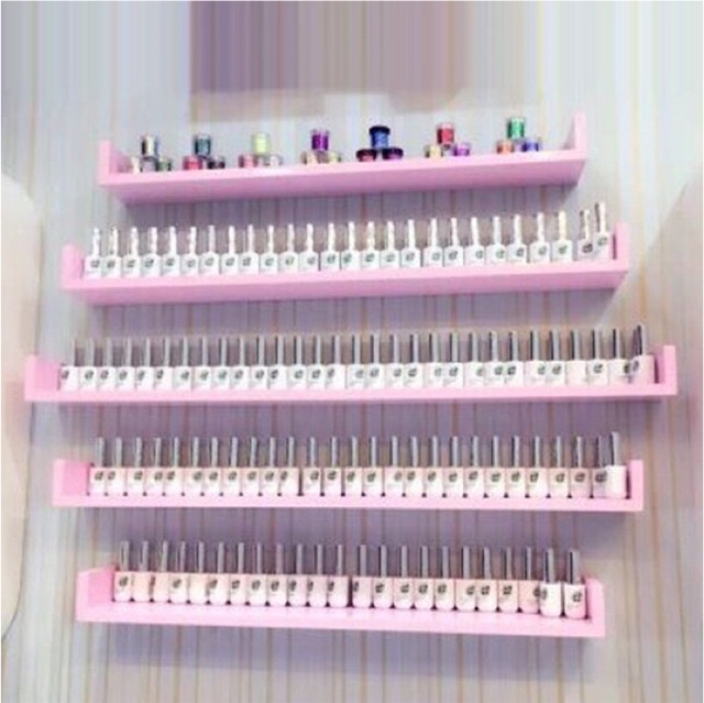 Kệ Nail Đựng Sơn Móng Tay ( sét 5 thanh chữ U ) như hình